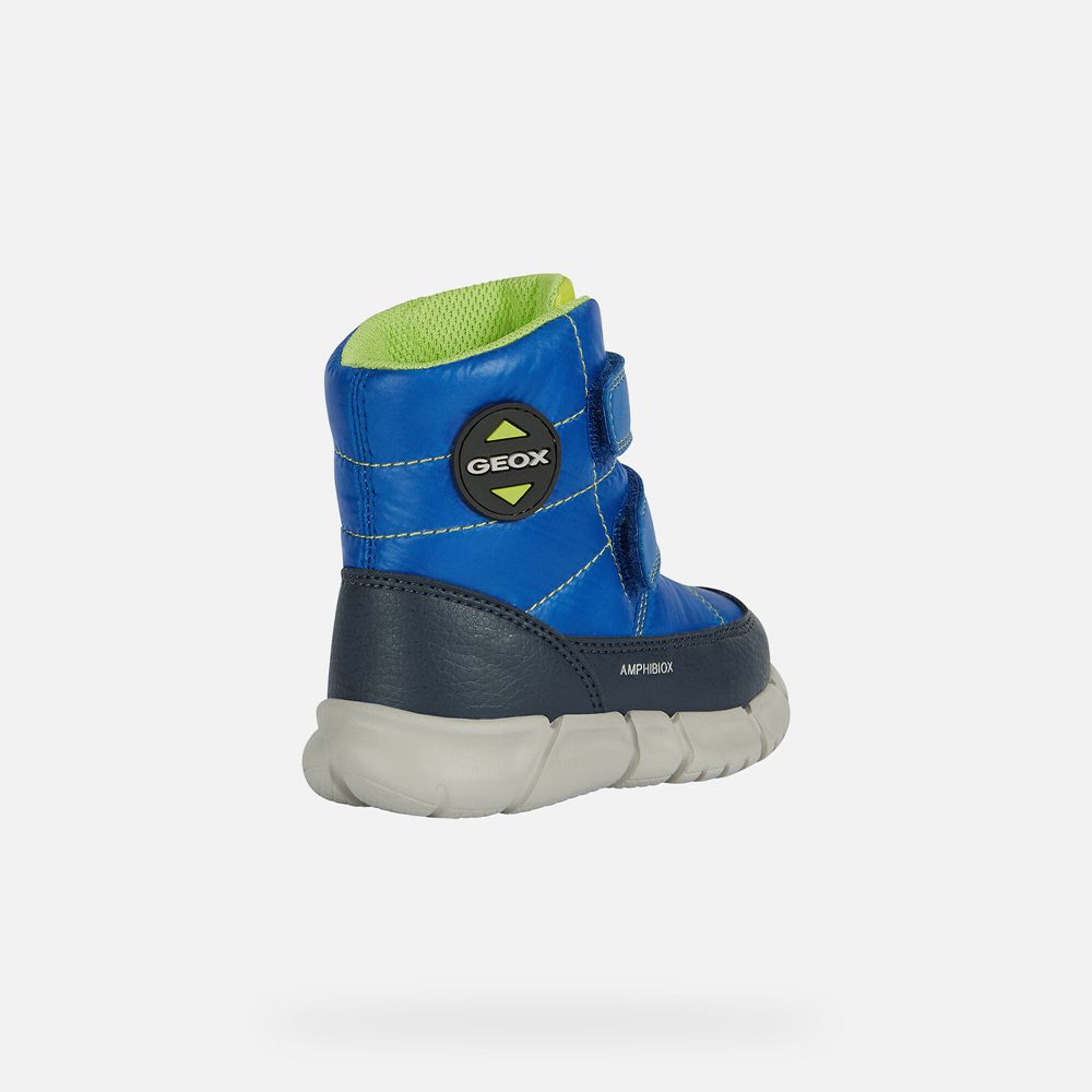 Botas Geox Bebe Azuis - Flexyper Abx Boy - LFBAP4279